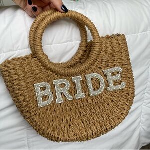 Bride Straw Purse